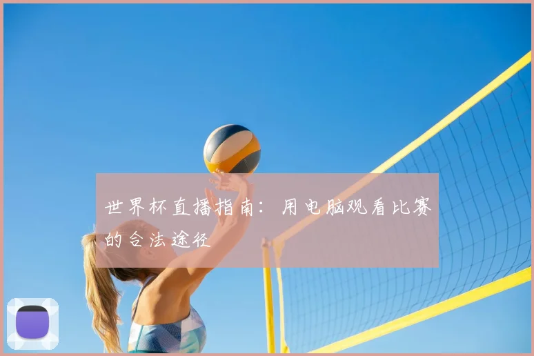 世界杯直播指南：用电脑观看比赛的合法途径