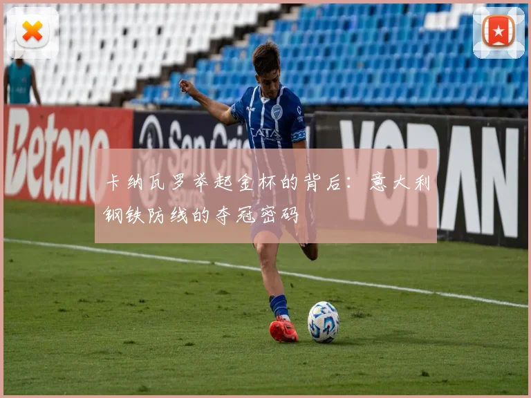 卡纳瓦罗举起金杯的背后：意大利钢铁防线的夺冠密码